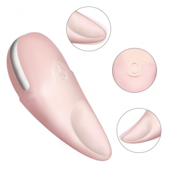 JEUPLAY - Magic Tongue Electric Tongue Licking Massager (Chargeable - Pink)